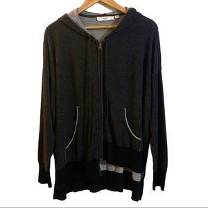 WILT Extra Fine Merino Wool Viscose Cotton Blend Top L XL